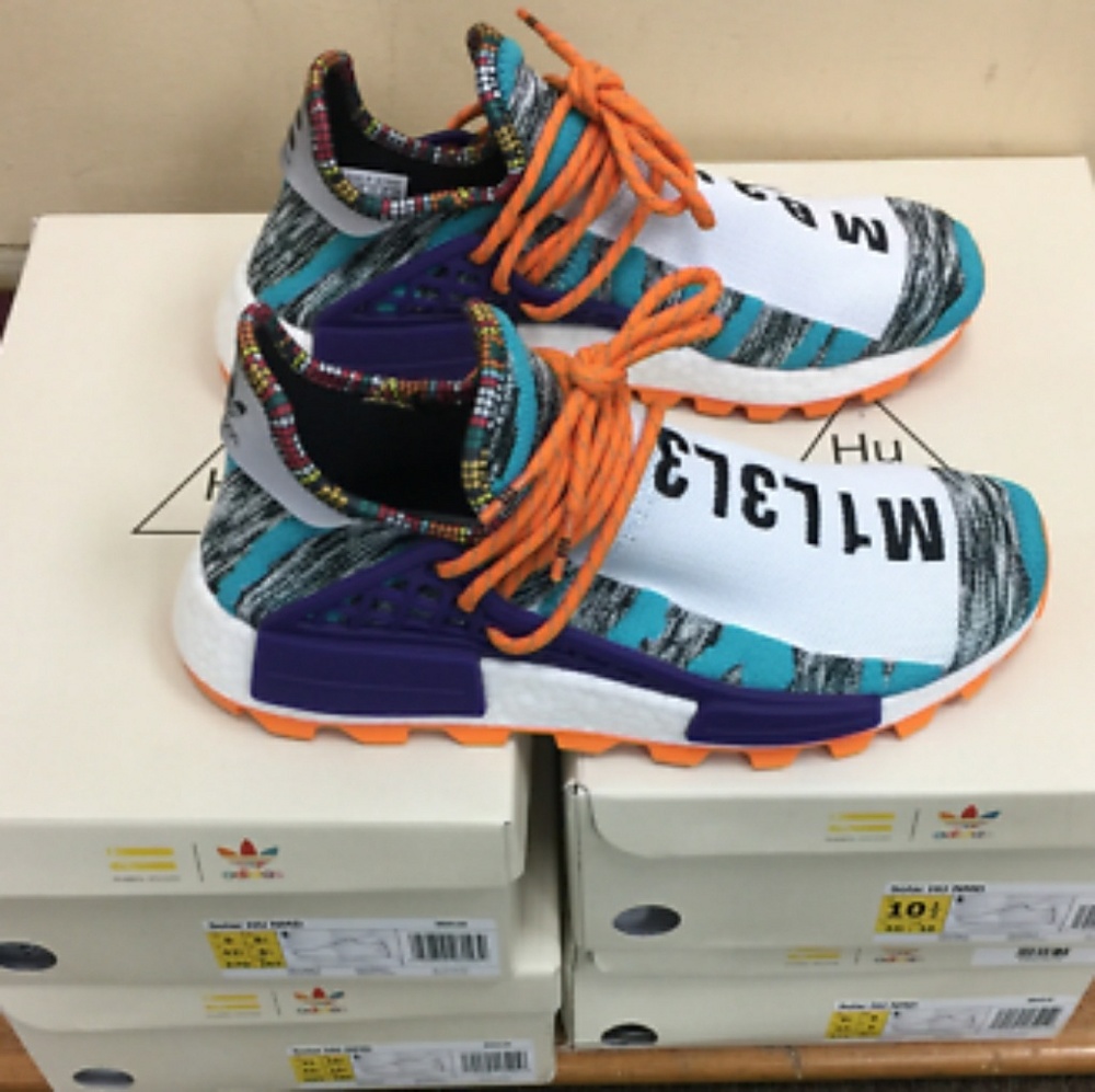 Adidas Hu NMD Pharrel Solar Pack orange/purple
